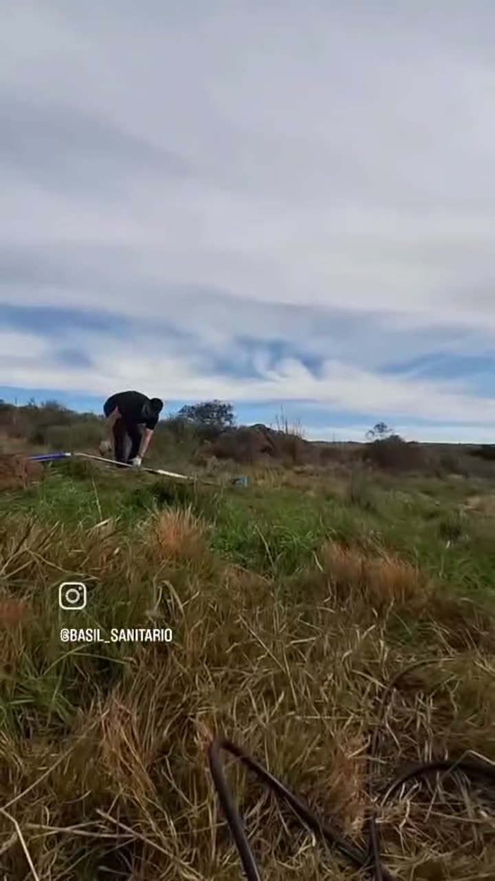 Instalación de cañería de agua en exterior